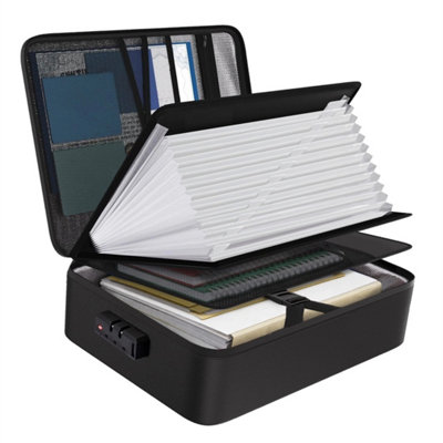 Fireproof Document Box Waterproof And Fireproof Document Storage from B&Q