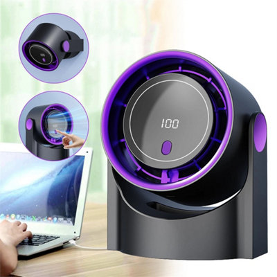 Desk Fan Table Fan 100 Speeds Cooler Desktop Cooling Fans Office from B&Q