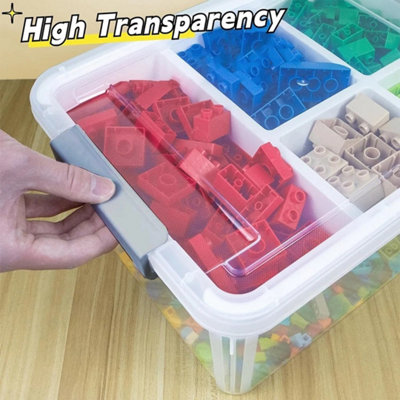 16L Plastic Storage Box With Removable Tray from B&Q