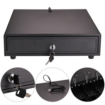 New 4 Bills 5 Coins Tray Cash Drawer Cash Register Pos Till Box from B&Q