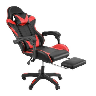 - Height Adjustable Recliner Swivel Ergonomic Office Pc Gaming Chair With Footrest