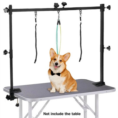 Dog Grooming Table Adjustable Arm With Nooses & Clamps from B&Q