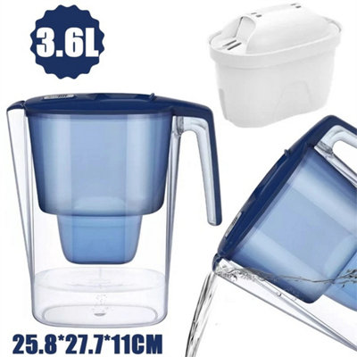 3.6L Water Filter Jug With Fluoride Reduction Cartridge from B&Q