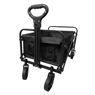 150L Folding Wagon Pull Trolley Collapsible Utility Cart from B&Q
