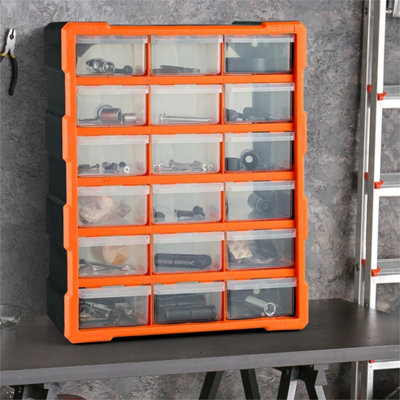 18 Multi Drawer Cabinet Storage Chest Garage Organiser from B&Q