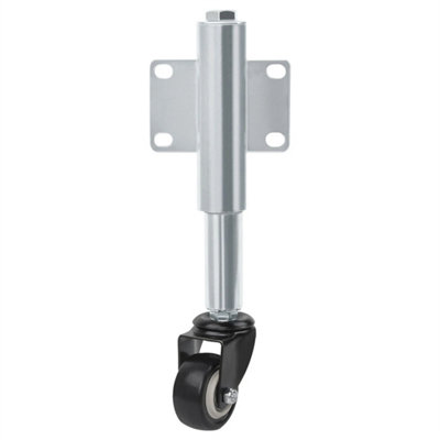 Heavy Duty Spring Loaded Gate Wheel Galvanised Castor from B&Q