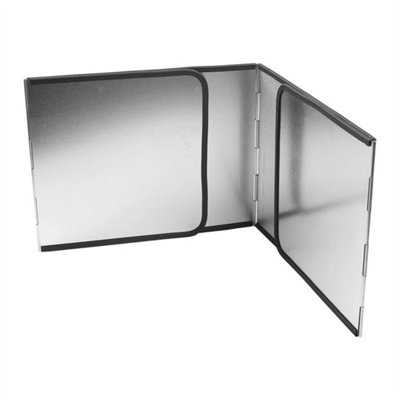 Kitchen Splatter Screen Stove Shield Guard Folding Oil-Proof Splash Screen Board from B&Q
