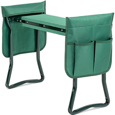 Garden Kneeler 2-In-1 Folding Gardening Padded Seat And Kneeling Stool Tool Bag from B&Q