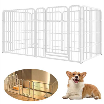 Foldable Metal Exercise Playpen For Dogs,indoor Pet Pen Puppy Pen Dog Fence from B&Q