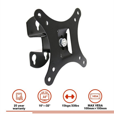 Tilt Swivel Tv Wall Mount Bracket For 1032 Inch Lcd Led Plasma Flat Monitor from B&Q