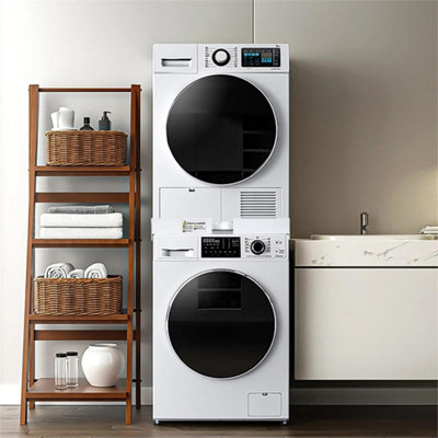 Stacking Kit For Washing Machines Washer Tumble Dryer Shelf Stacker Kit from B&Q
