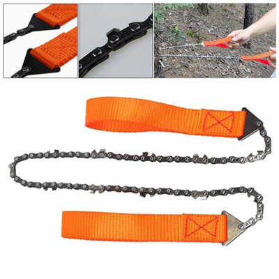 Outdoor Hand Wire Saw Pocket Chainsaw Camping Hiking Emergency Survival Tool from B&Q