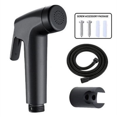 Bathroom Sprayer Shower Toilet Bidet Pets Jet Wash Spray Gun Set from B&Q