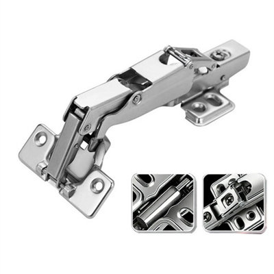 2Pcs Kitchen Cabinet Cupboard Wardrobe Concealed 35mm Door Hinge from B&Q