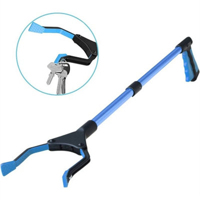 82Cm Long Reach Litter Picker Adjustable Rubbish Pick Up Grabber Tool from B&Q