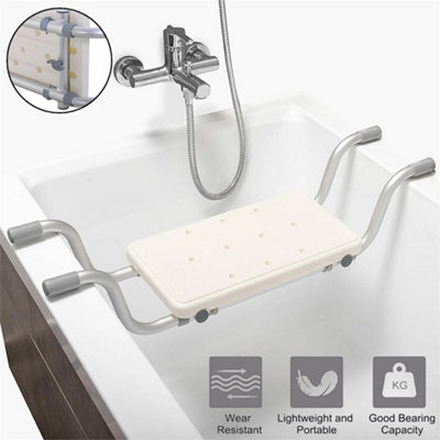 Bath Seat Bath Bench Board Seat Bathtub Seat Adjustable Shower Stool from B&Q