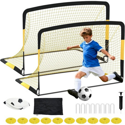Soccer Goals Portable Soccer Goal For Youth Foldable Football Net from B&Q