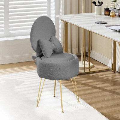  - Upholstery Vanity Chair Makeup Seat Dressing Table Stool Desk Chair