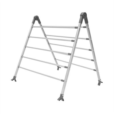 Grey  Extendable Over Bath Clothes AirerPerfect For Small Homes from B&Q