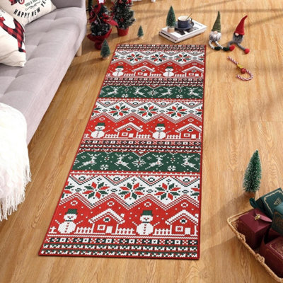 Room Rug Carpet Xmas Party Floor Door Runner Mat Area Rug