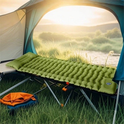  - Self Inflating Camping Sleeping Mat Mattress With Pillow
