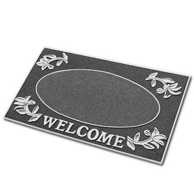 Welcome Doormat Outdoor Non-Slip Rubber Durable Entrance Mat