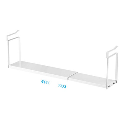 Expandable Under Cabinet Storage Rack Telescopic Cabinet Shelf Spice Holder from B&Q