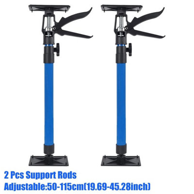 2Pcs Labour Saving Arm Jack Door Cabinet Lifter Telescopic Support Rod Tool 50Cm