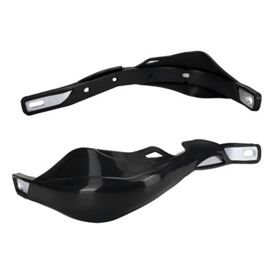 2X 22mm-28mm Black Universal Motorcycle Handlebar Guards Protector Handguard