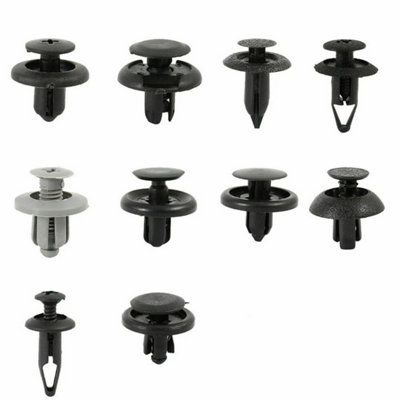  - 100Pcs Door Panel Retainer Fastener Mud Flaps Push Sets Car Trim Clips Rivet