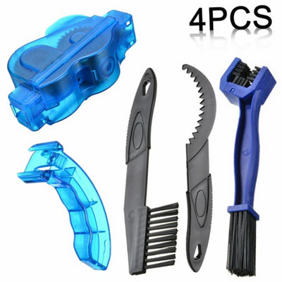 4Pcs Bicycle Chain Cleaning Brush Maintenance Kit from B&Q