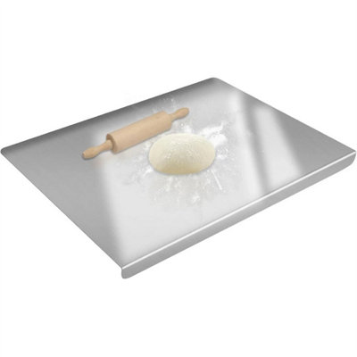 Stainless Steel Cutting Chopping Board Dough Board Meat Bread Kitchen from B&Q