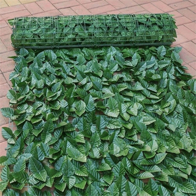 Artificial Hedge Garden Fake Ivy Privacy Leaf Fence Wall Screening Panel