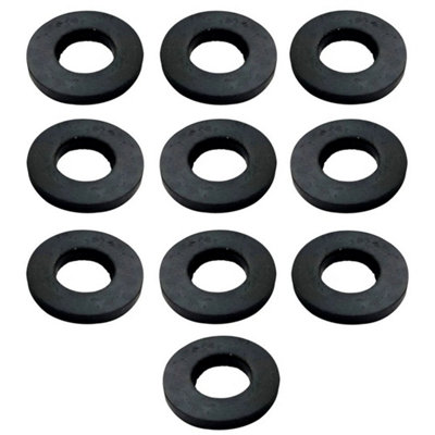  - Pack 10 1/2" Rubber Flexible Shower Hose Sealing Washers