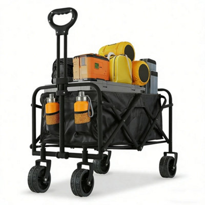 200Kg Heavy Duty Foldable Trolley Cart Wagon Garden Beach Camping from B&Q