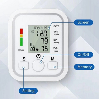 B&Q Blood Pressure Monitor For Home Use