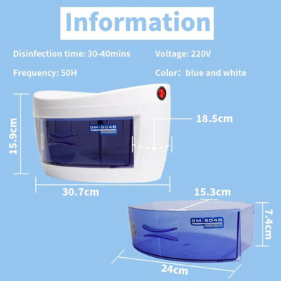 Uv Sterilizer Drawer Box Cabinet Steriliser Machine Nail Salon Beauty