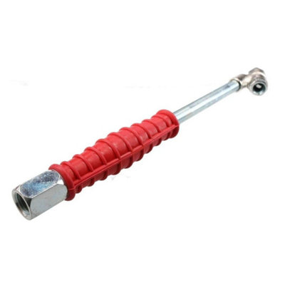  - Air Line Tyre Inflator Connector Twin Hold-On Closed End Valve Connector Tool