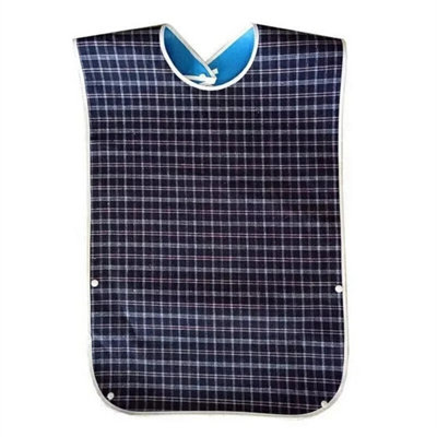 2X Adult Elderly Disable Mealtime Bib Clothing Protector Large Apron Waterproof from B&Q