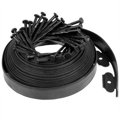 10M Fence Landscape Garden Lawn Edging Border Flexible Plant Barriers from B&Q