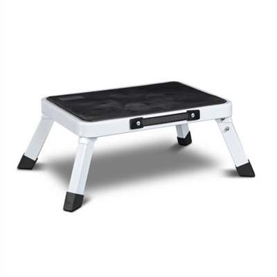 Folding Steel Step Stool Non-Slip 150Kg Caravan Rv Camping from B&Q