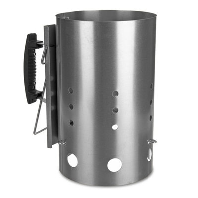 Chimney Charcoal Bbq Starter With Handle Coal Burner Tool from B&Q