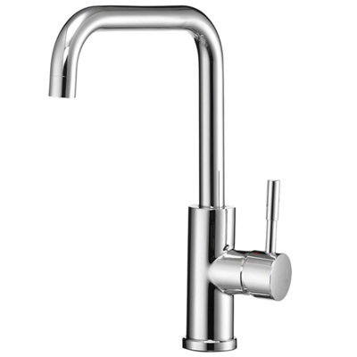 Kitchen Sink Mixer Taps Swivel Spout Single Lever Tap Mono Faucet