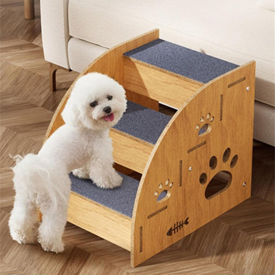  - Steps Pet Ramp Wooden Dog Steps Stairs Cat Detachable Ladder
