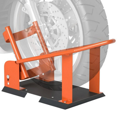 816.5 Kg Motorcycle Wheel ChockMotorcycle Front Wheel Chock Holder from B&Q