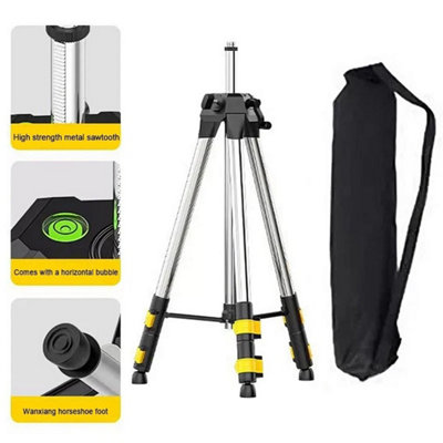 Stainless Steel Laser Level Tripod Adjustable-Height Stand For Laser Level 1.2M