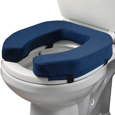  - Universal Padded Toilet Seat Riser For Seniors Fit Raised Toilet Cushion