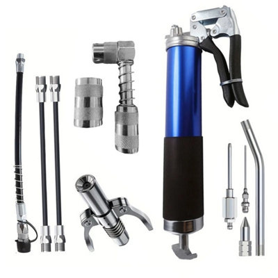 Grease Gun 7000 Psi Heavy Duty Pistol Grip Grease Gun Kit 14Oz Load from B&Q