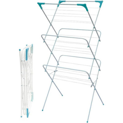 3 Tier Clothes Towel Airer Laundry Dryer Concertina Indoor from B&Q