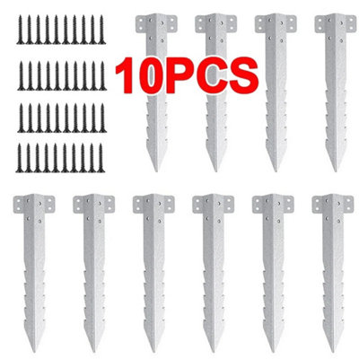 10X Railway Sleeper Brackets Steel For Driveway Path Edging from B&Q